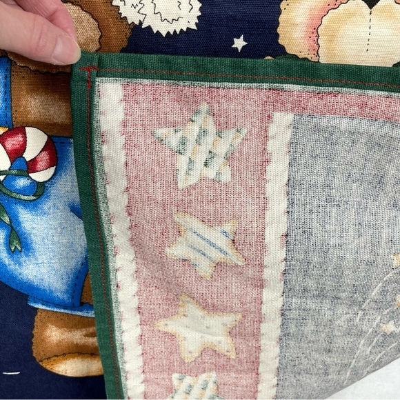 Homemade Vintage Bears “Can Bearly Wait!” Christmas Apron Adult Size - Picture 5 of 6